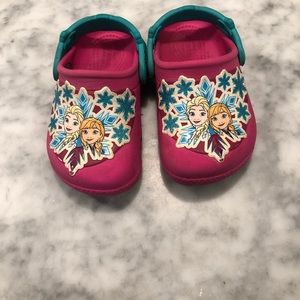Crocs Disney Frozen Clog Sz 6 Toddler/Little Kids